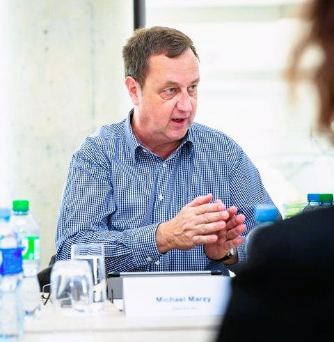 Michael Marzy im Gespräch